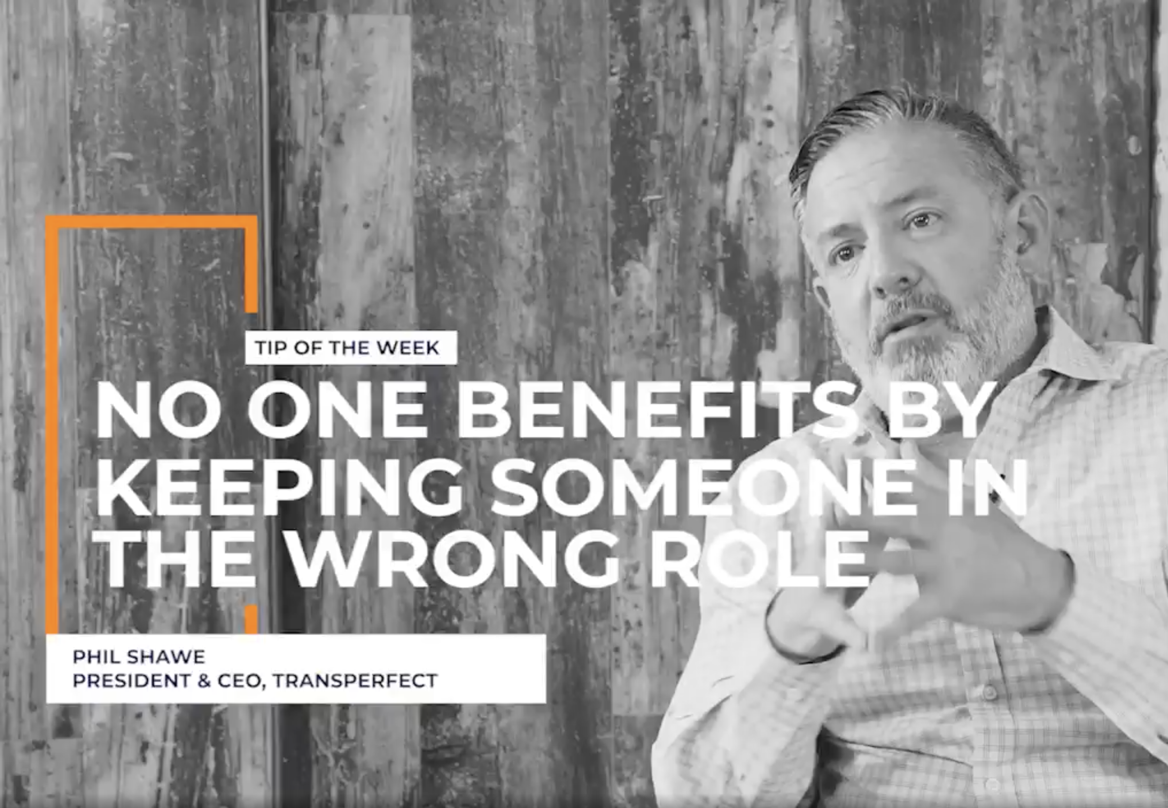 No One Benefits By Keeping Someone In The Wrong Role